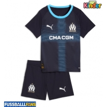 Olympique de Marseille Auswärts Trikotsatz Kinder 2025-26 Kurzarm (+ Kurze Hosen)